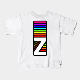 Rainbow Letter, Z Kids T-Shirt